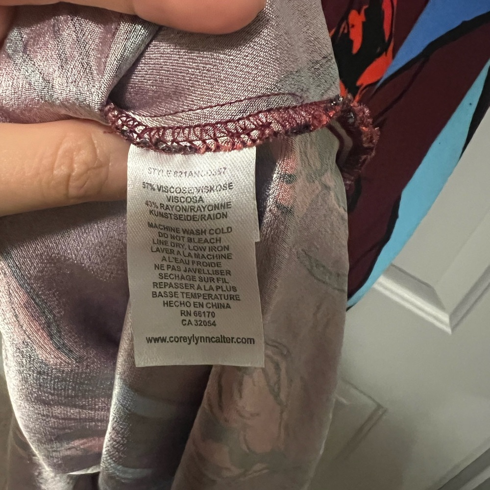 Corey Lynn Calter Floral Maxi Dress Women's S - Picture 7 of 9